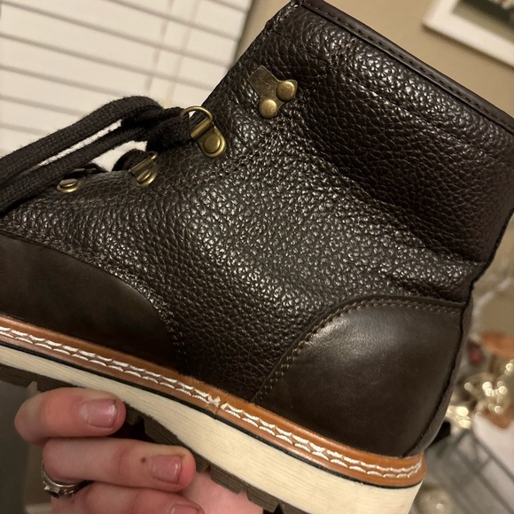 Men’s Size 11 Brown X-Ray Boots Firm Bottoms Workwear Great Condition Lace Up - Picture 11 of 15